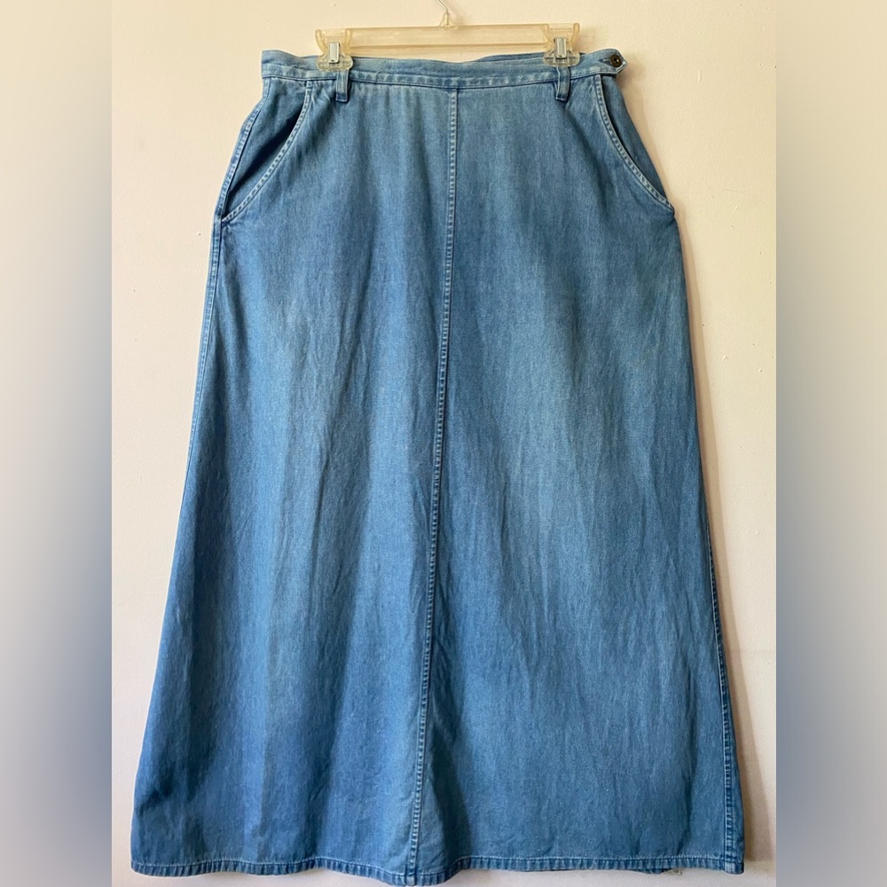 Denim Maxi Skirt - Size 14